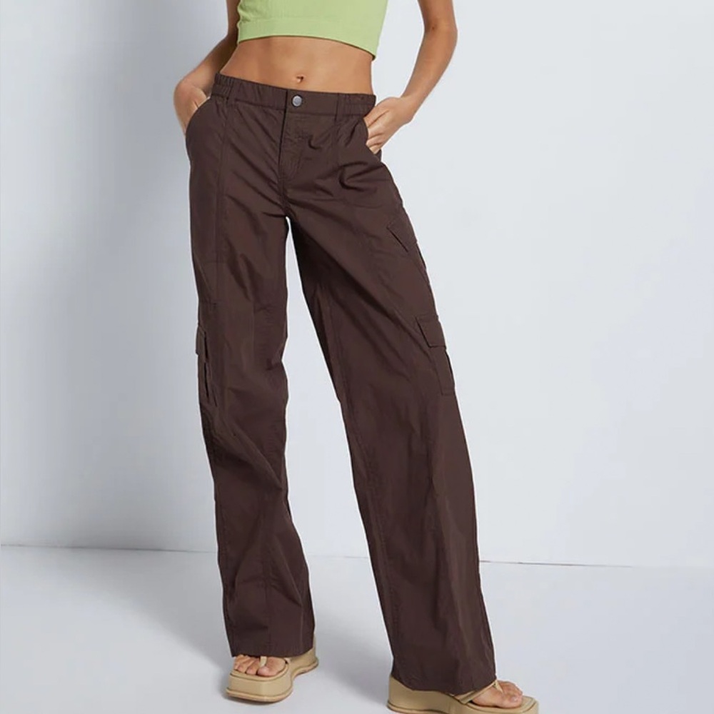 PacSun Dark Brown Wide Leg Pants